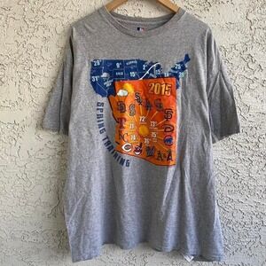 Vintage MLB 2015 Spring Training Arizona Cactus League T-Shirt Size XXL